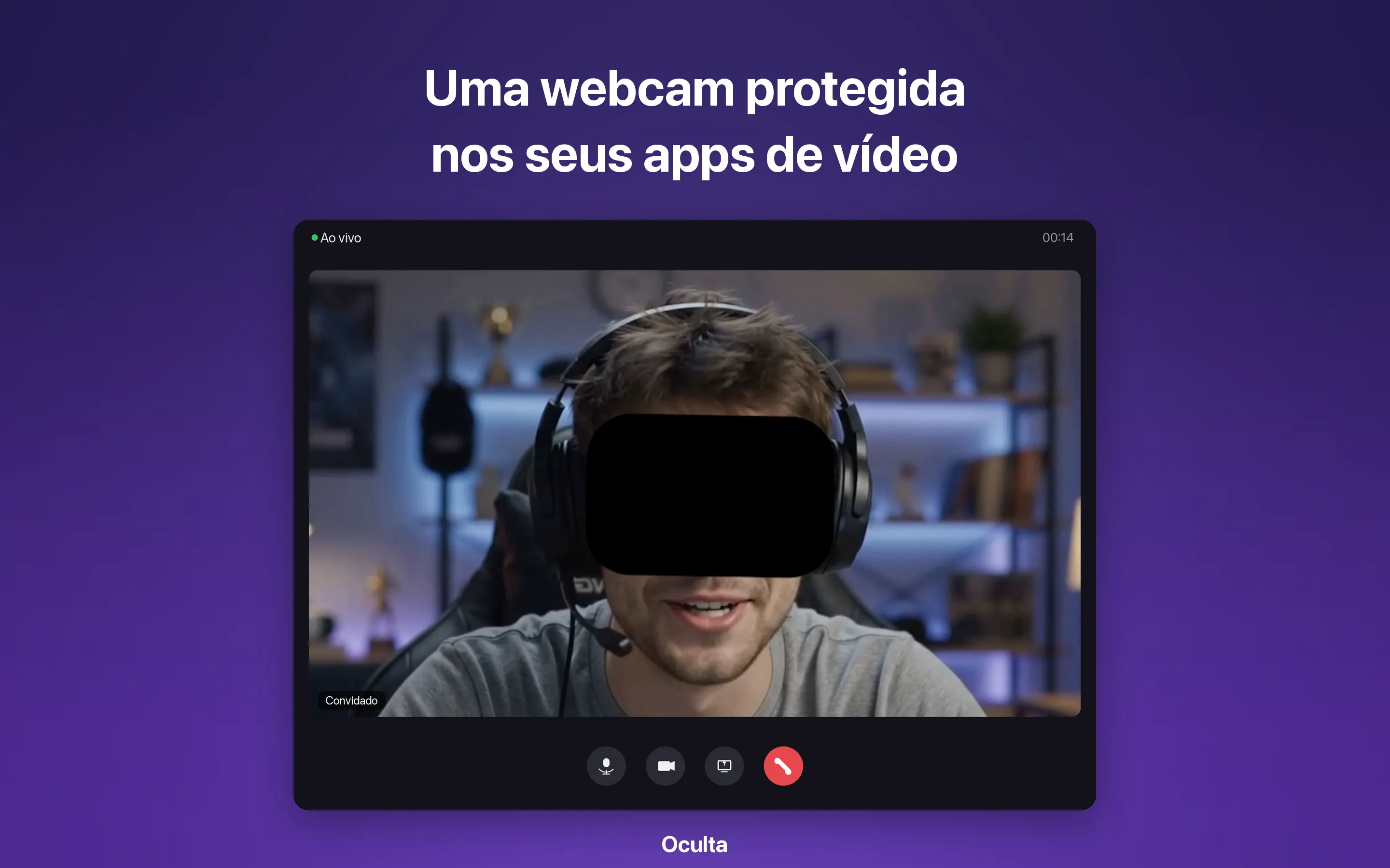 Oculta en mode webcam virtuelle et capture locale